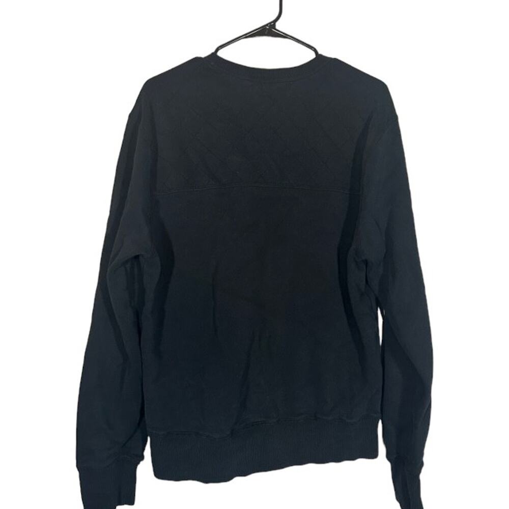 Puma Black Long Sleeve Cotton Blend Athletic Casual Sweatshirt Women Sz L - Picture 2 of 9
